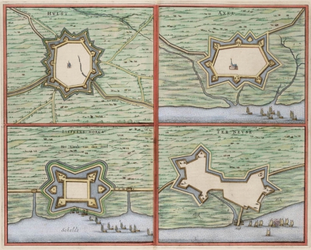 Hulst-Axel-Liefkenshoek-Terneuzen 1649 Blaeu